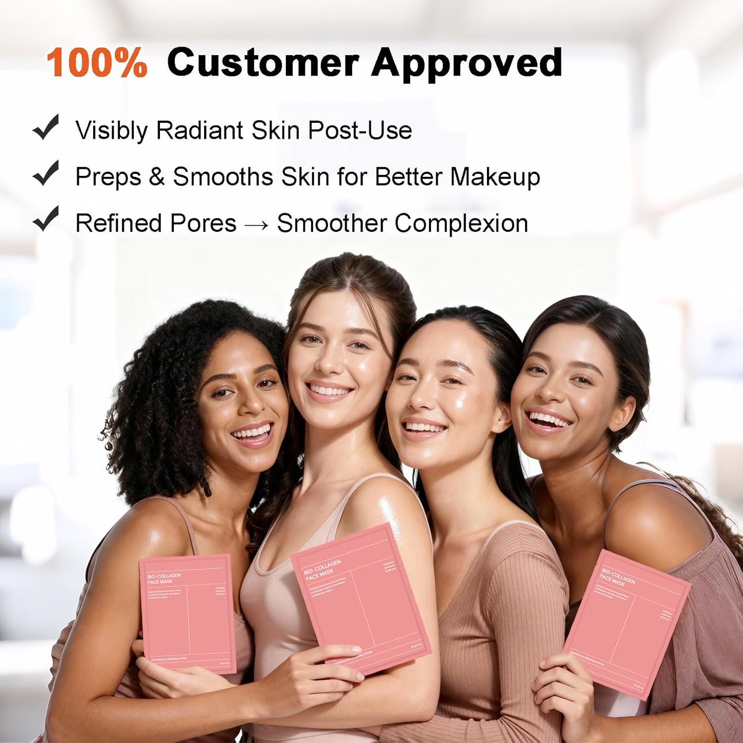 Masques de Collagène Bio – Hydratation Intense, Anti - Rides & Purifiant - heuremarket