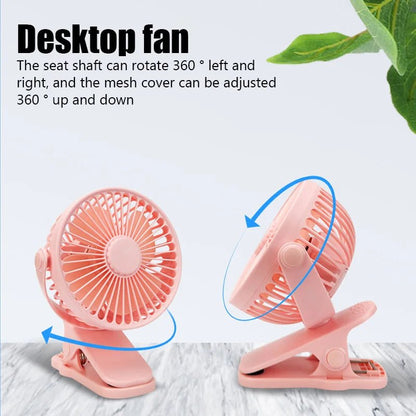 Portable Mini Hand Clip Fan USB - heuremarket