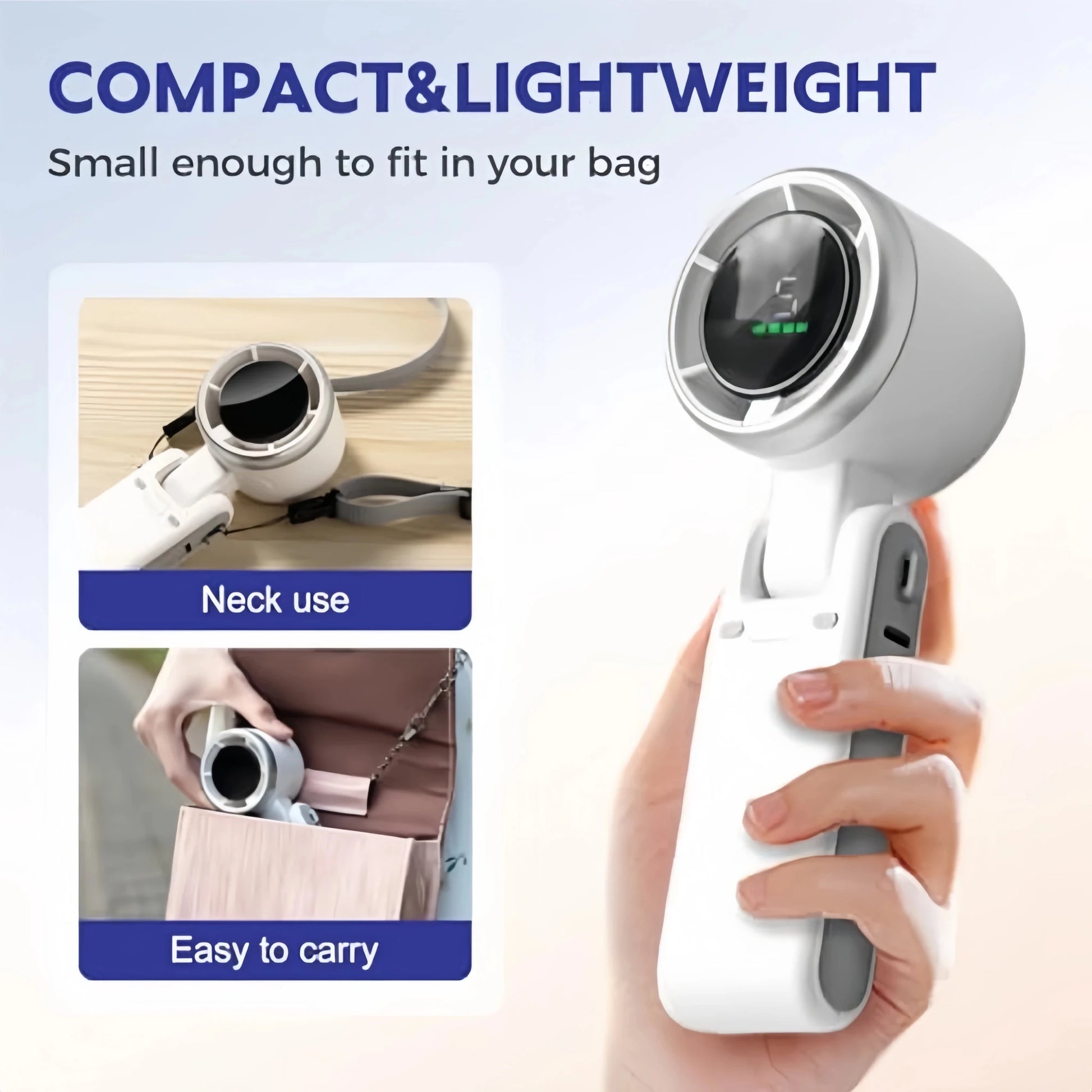 Ventilateur portable USB - heuremarket