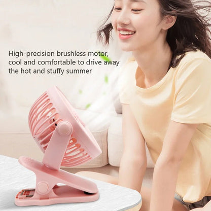 Portable Mini Hand Clip Fan USB - heuremarket