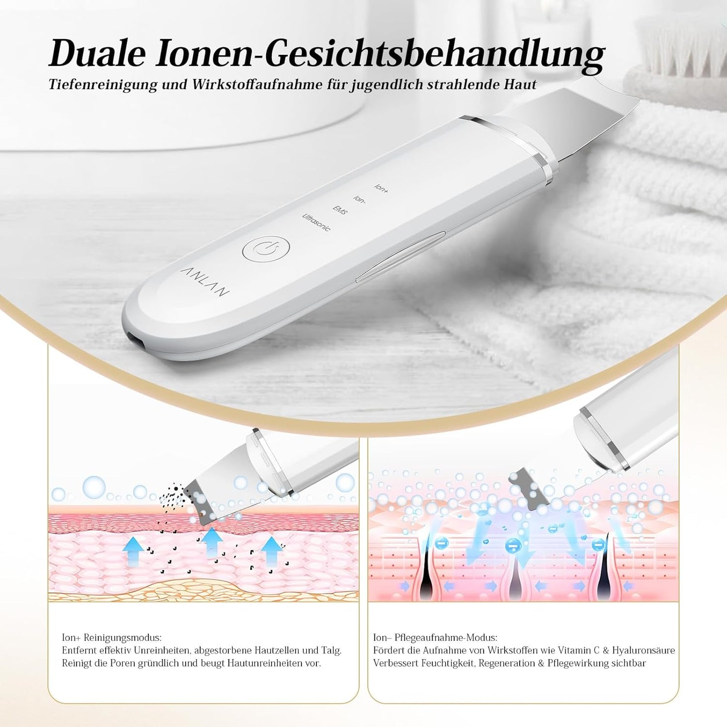 Nettoyeur de Peau Ultrasonique - heuremarket