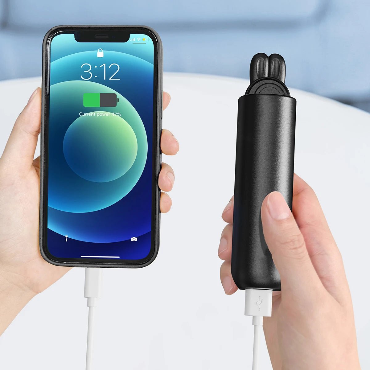Mini ventilateur portable mignon avec affichage LED, - heuremarket