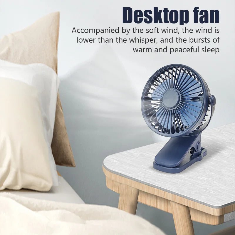 Portable Mini Hand Clip Fan USB - heuremarket