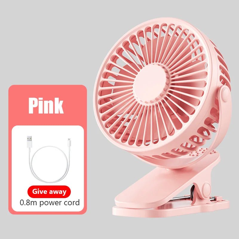 Portable Mini Hand Clip Fan USB - heuremarket