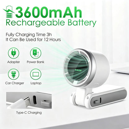 Ventilateur portable, mini-sèche-cheveux réglable - heuremarket