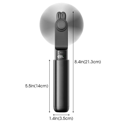 Mini ventilateur portable mignon avec affichage LED, - heuremarket