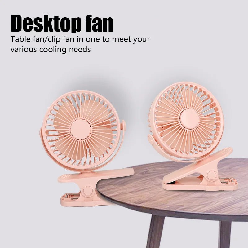 Portable Mini Hand Clip Fan USB - heuremarket