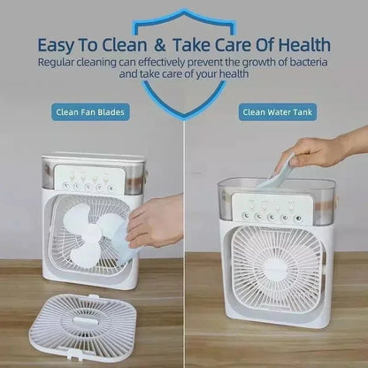 ventilateur 3 en 1 : climatiseur, mini rafraîchisse - heuremarket