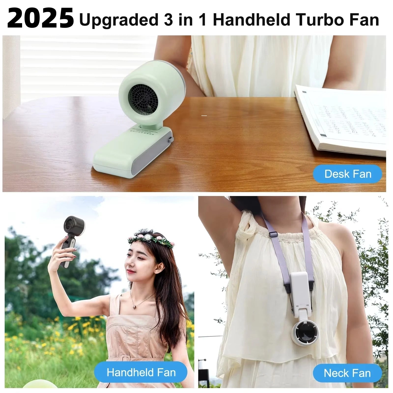 Ventilateur portable USB - heuremarket