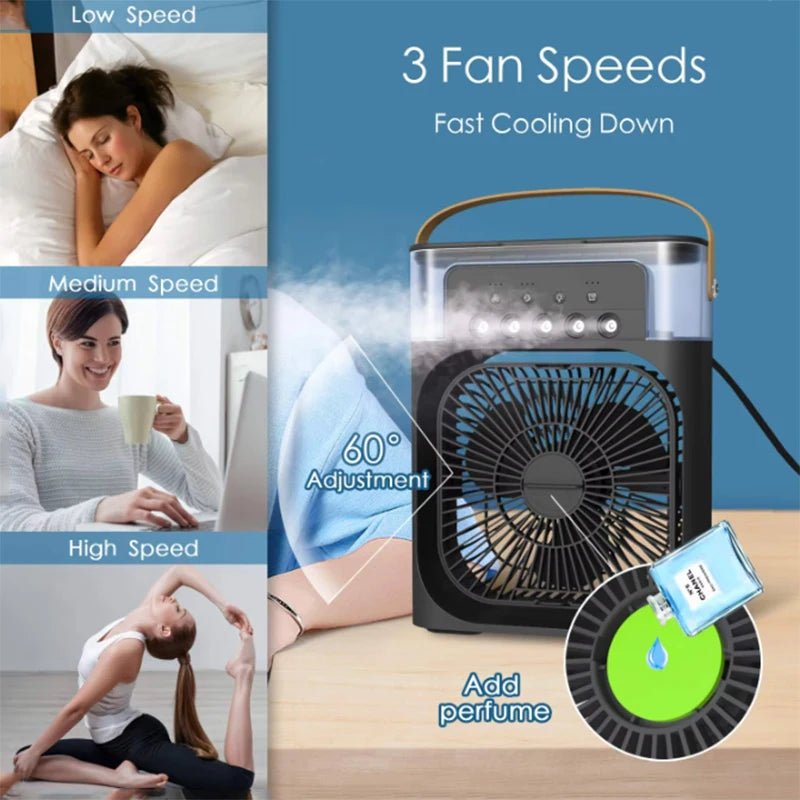ventilateur 3 en 1 climatiseur Humidifier Air. - heuremarket