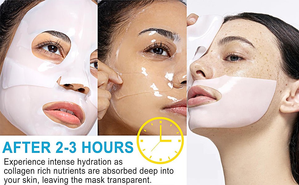 Masques de Collagène Bio – Hydratation Intense, Anti - Rides & Purifiant - heuremarket